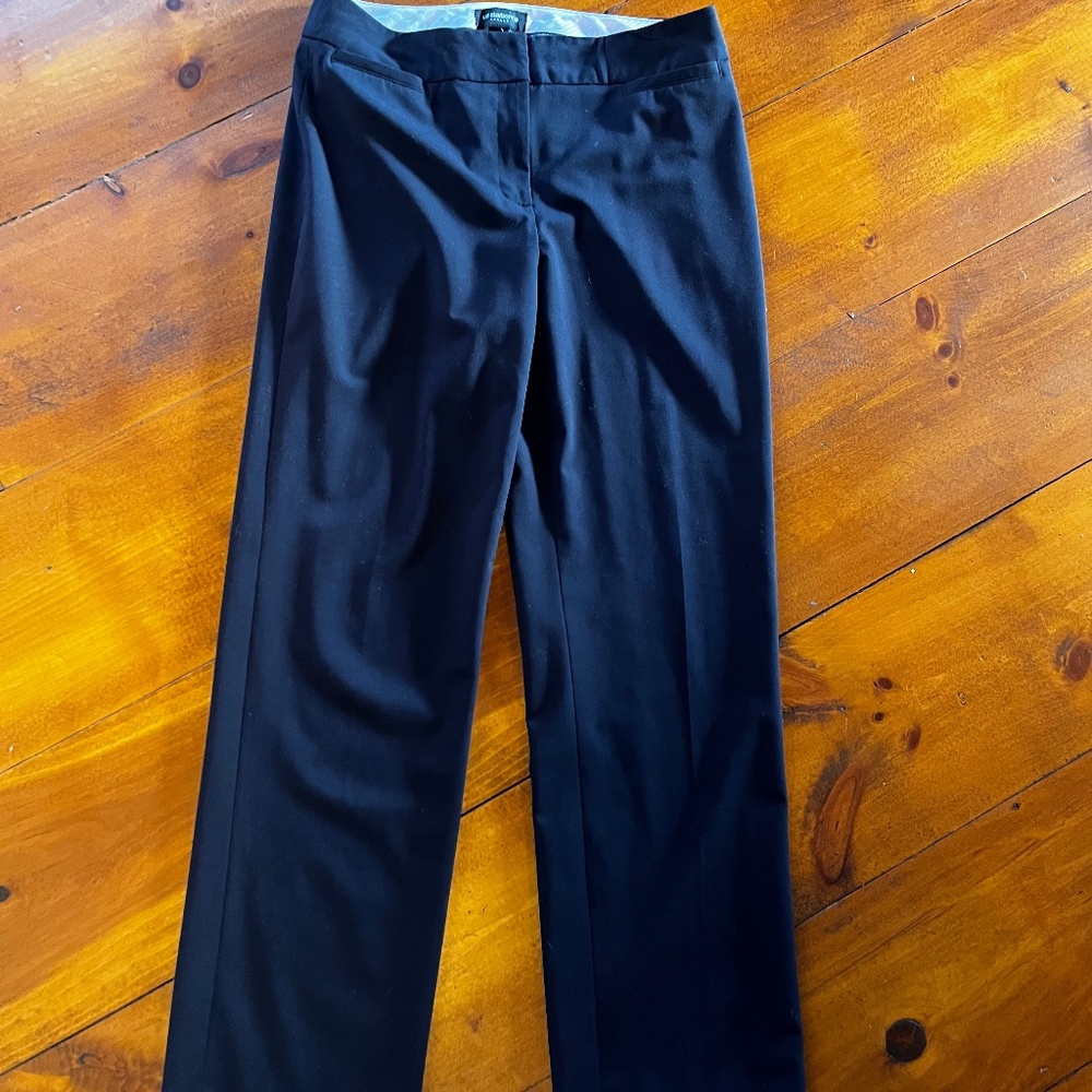 Navy straight leg work pants